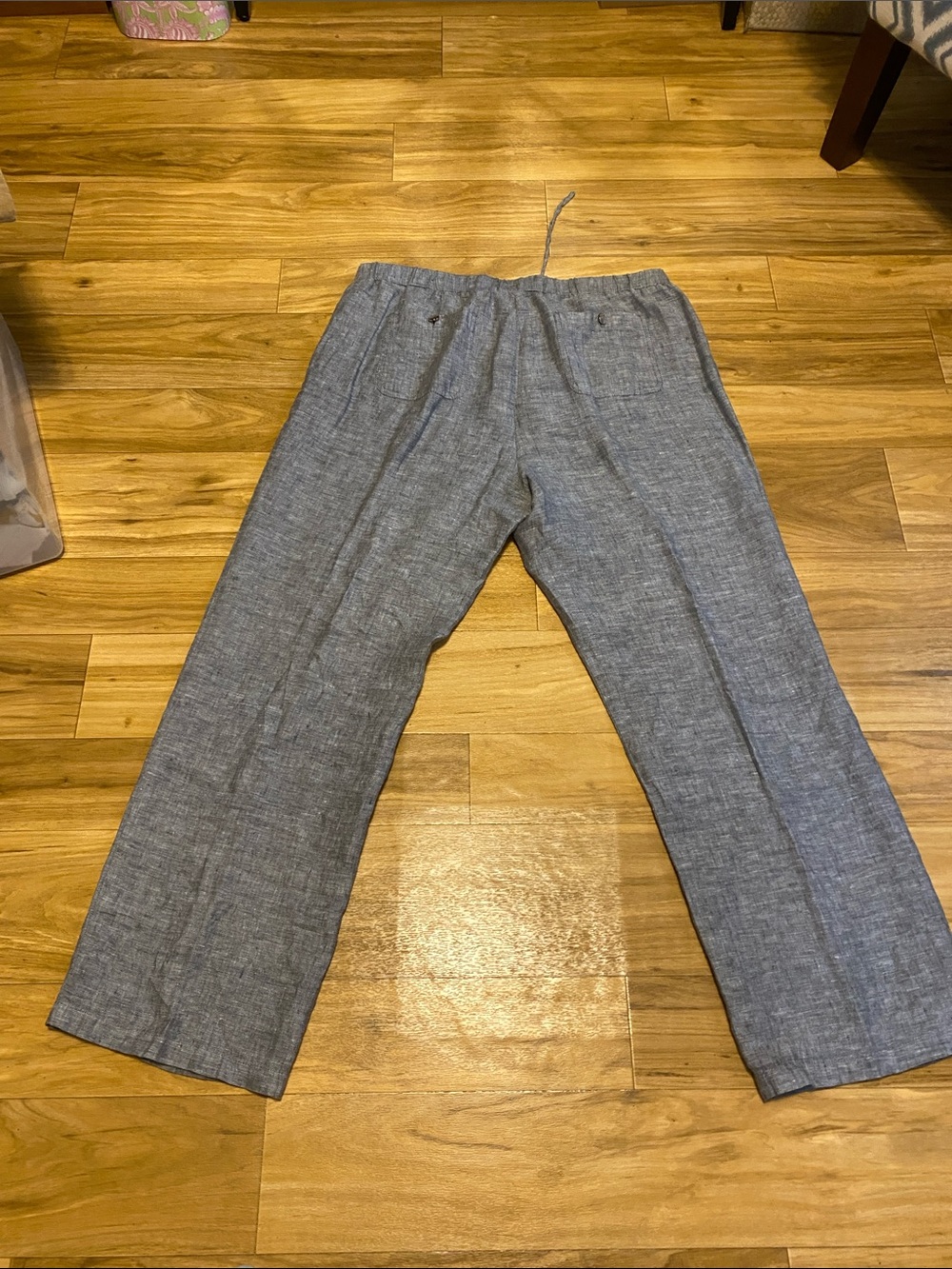 Bundle JM Collection 14P linen slacks w Vince Camuto size L blouse - Picture 4 of 7